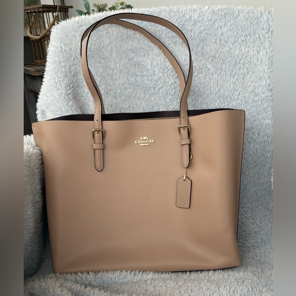 Coach Mollie Tote Taupe